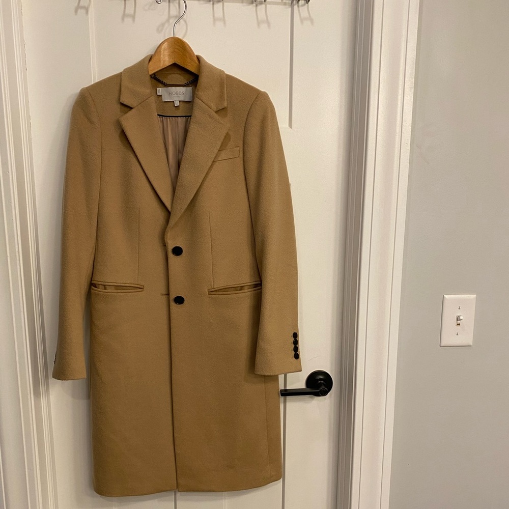 Elegant wool Hobbs coat, size 2